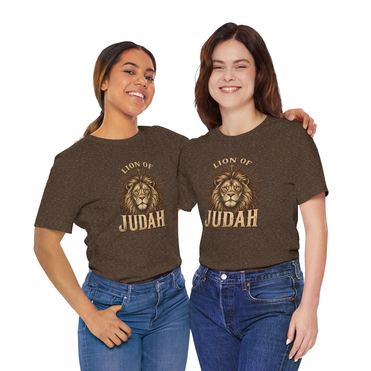 Lion of Judah T-Shirt — Christian Faith Tee with Majestic Lion Graphic