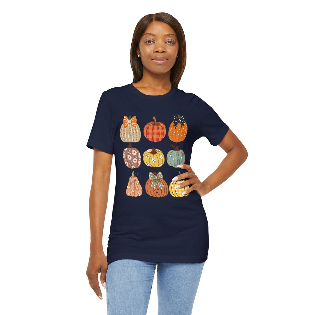 Cute Fall Pumpkins Graphic T-Shirt