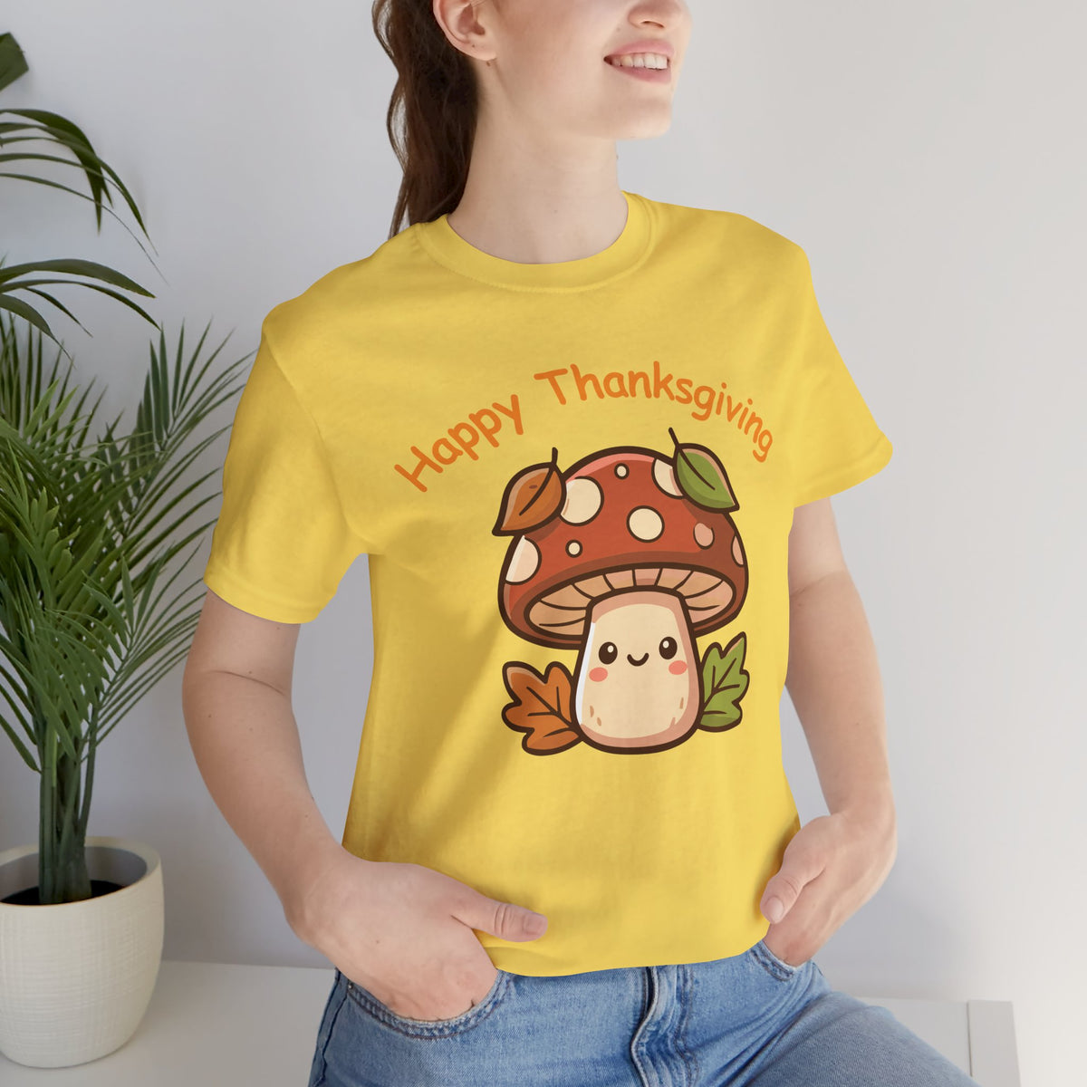 Happy Thanksgiving Mushroom T Shirt