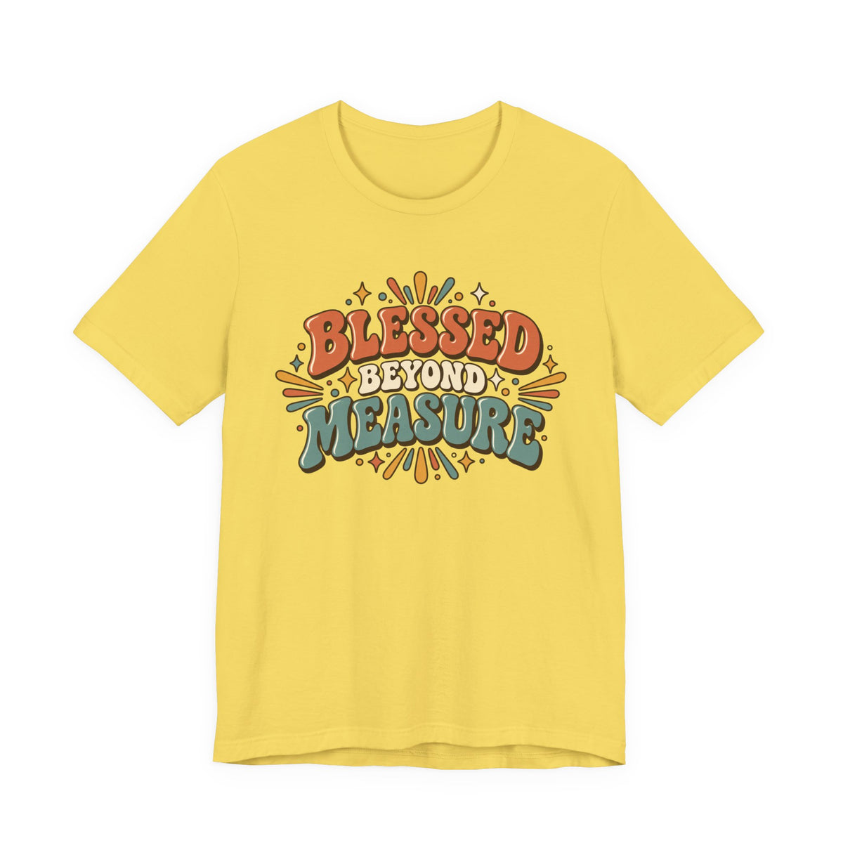 Blessed Beyond Measure  — Retro Faith Graphic T-Shirt