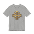 Jerusalem Cross T-Shirt – Gold Medieval Christian Symbol Tee