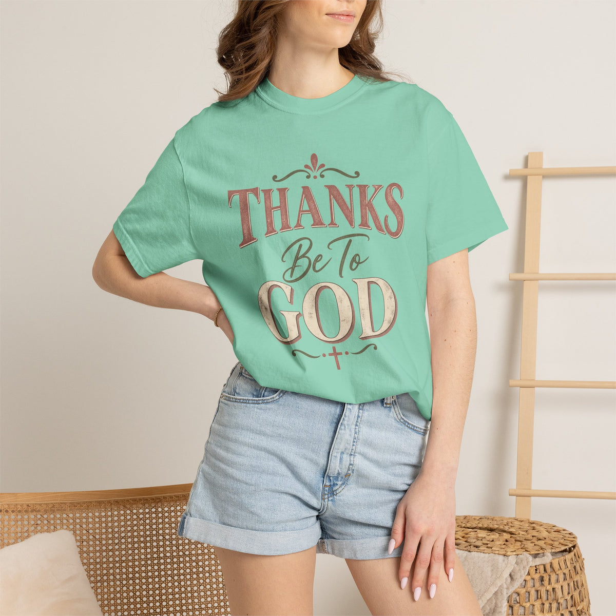 Thanks Be To God T-Shirt – Christian Faith Graphic Tee