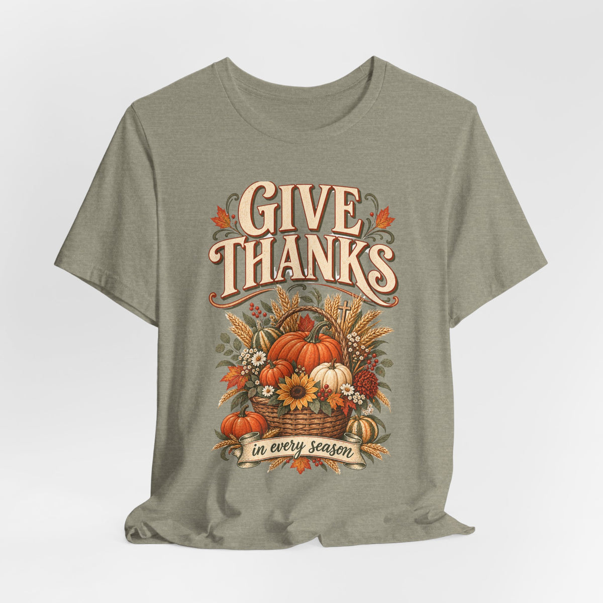 Give Thanks Pumpkin T Shirt