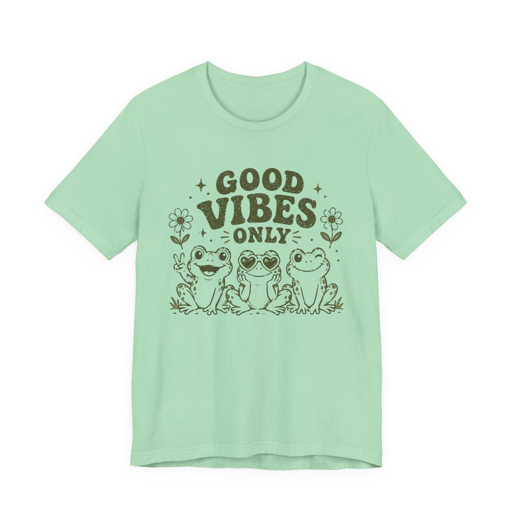 Good Vibes Only Frog T-Shirt