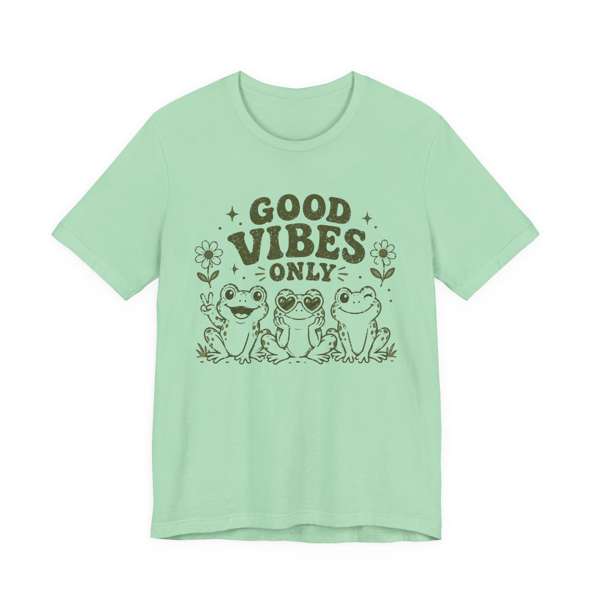 Good Vibes Only Frog T-Shirt