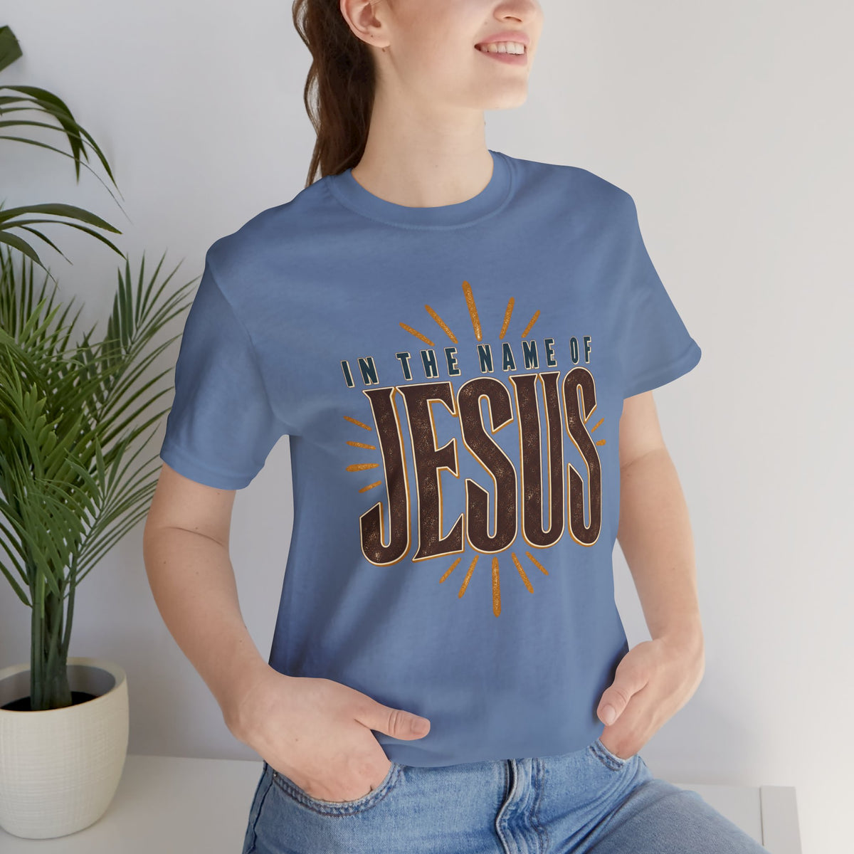 In The Name Of Jesus T-Shirt — Christian Faith Graphic Tee