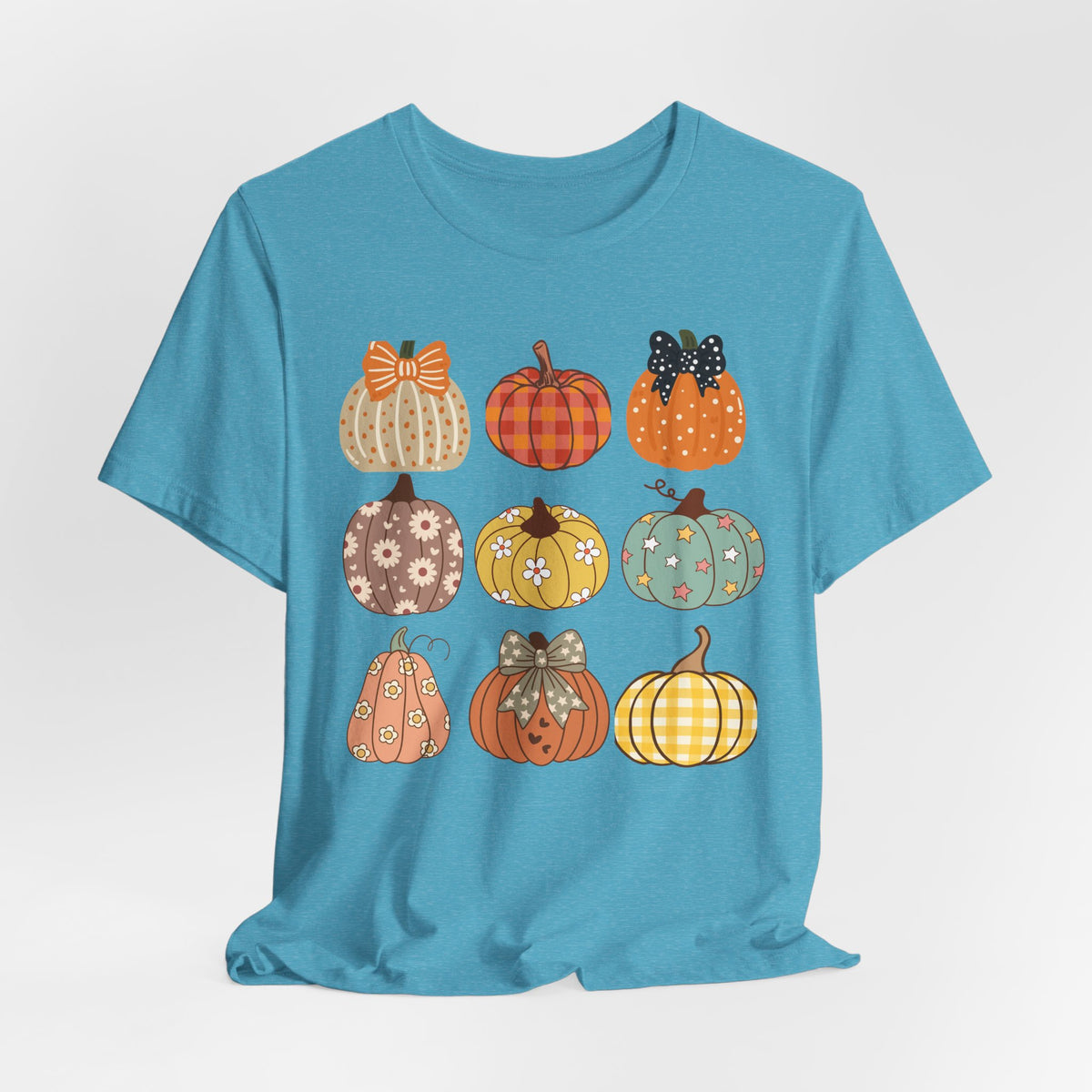 Fall Patchwork Pumpkins T-Shirt
