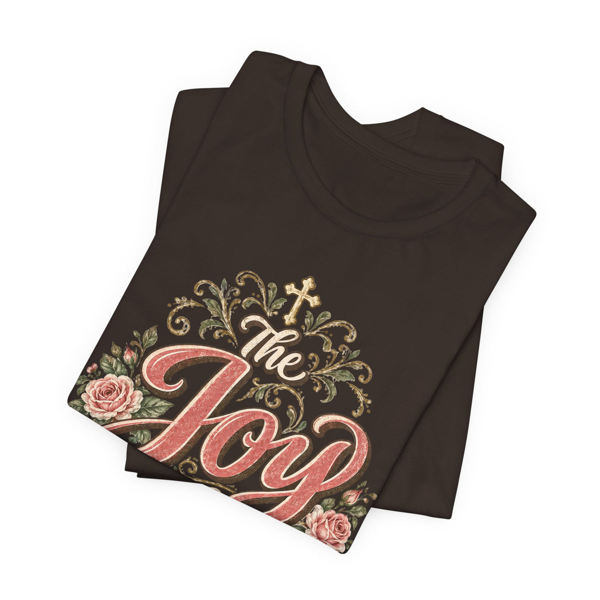 The Joy of the Lord Floral Christian Tee