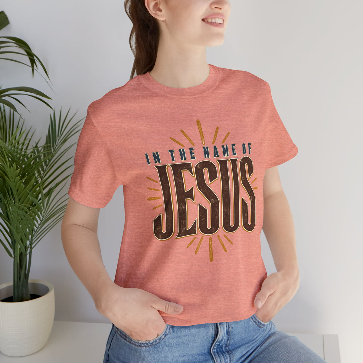 In The Name Of Jesus T-Shirt — Christian Faith Graphic Tee