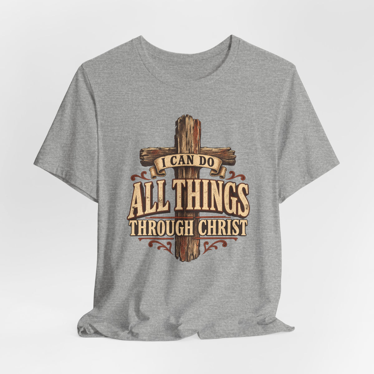 “I Can Do All Things Through Christ” Cross T shirt