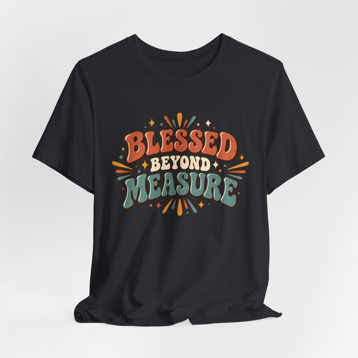Blessed Beyond Measure  — Retro Faith Graphic T-Shirt
