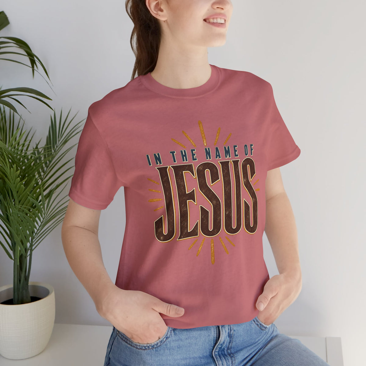 In The Name Of Jesus T-Shirt — Christian Faith Graphic Tee