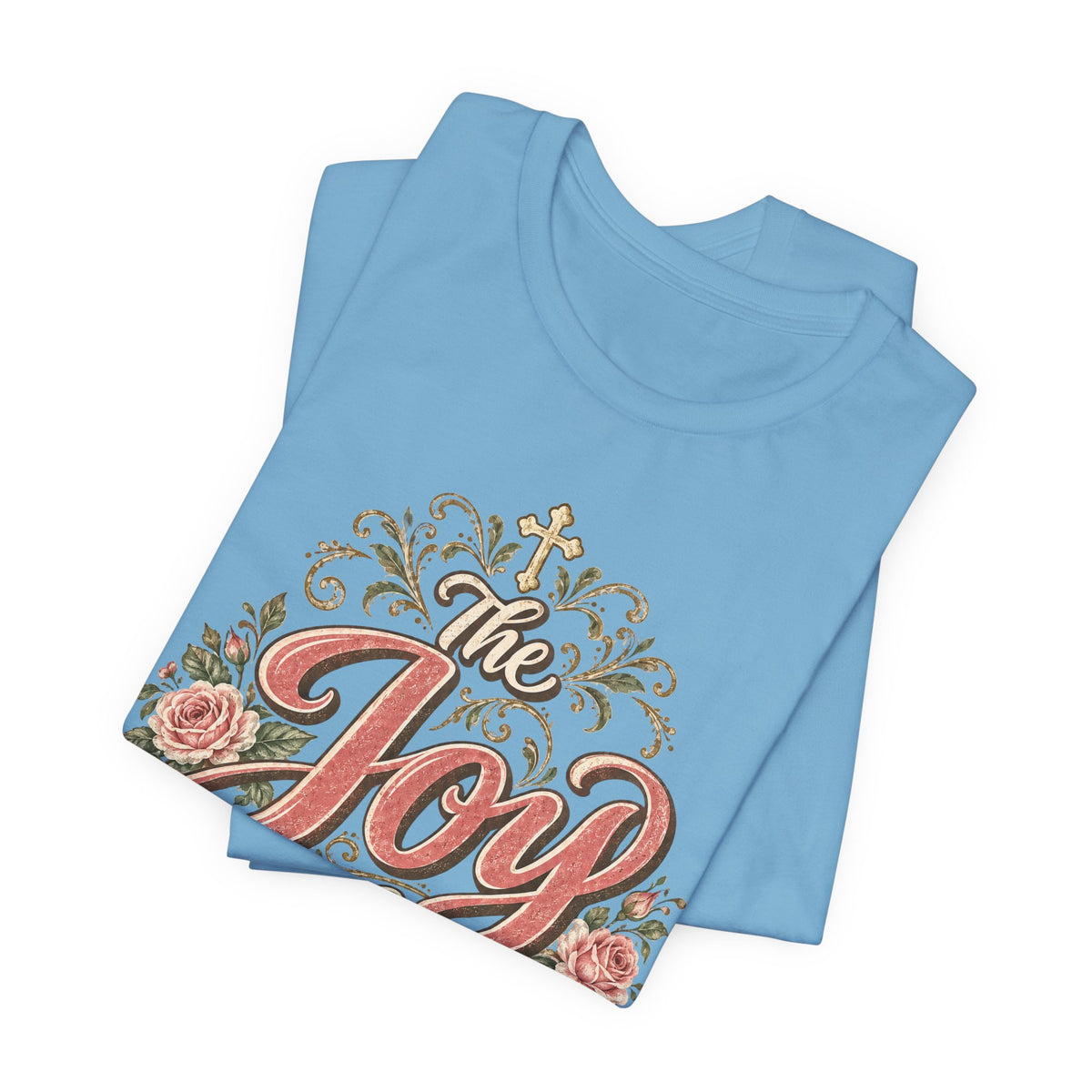 The Joy of the Lord Floral Christian Tee