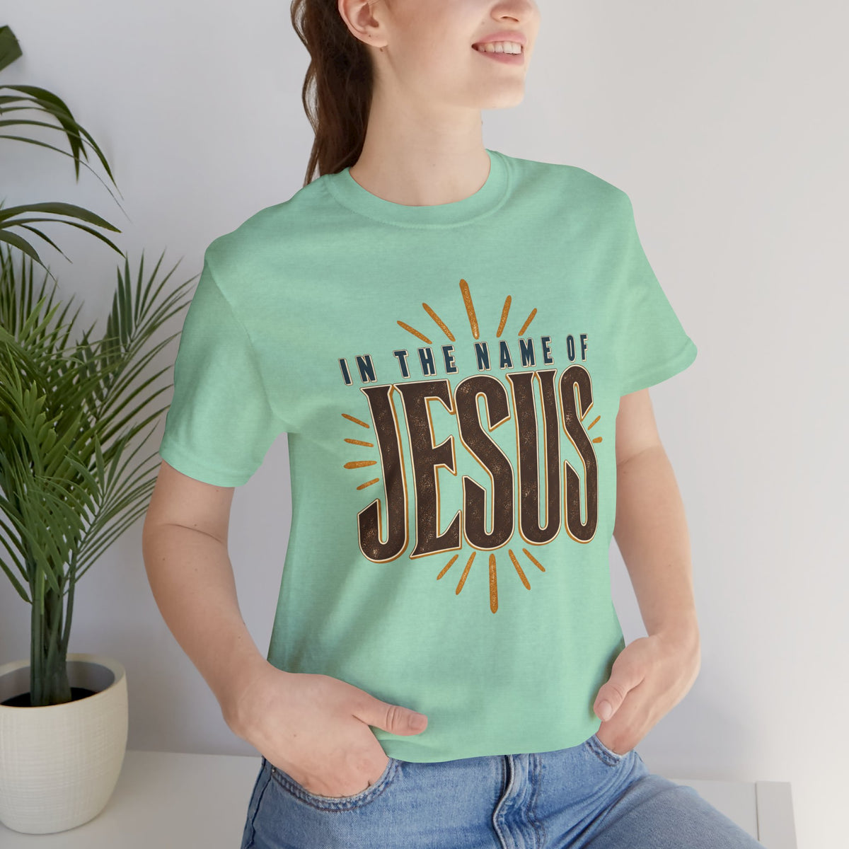 In The Name Of Jesus T-Shirt — Christian Faith Graphic Tee