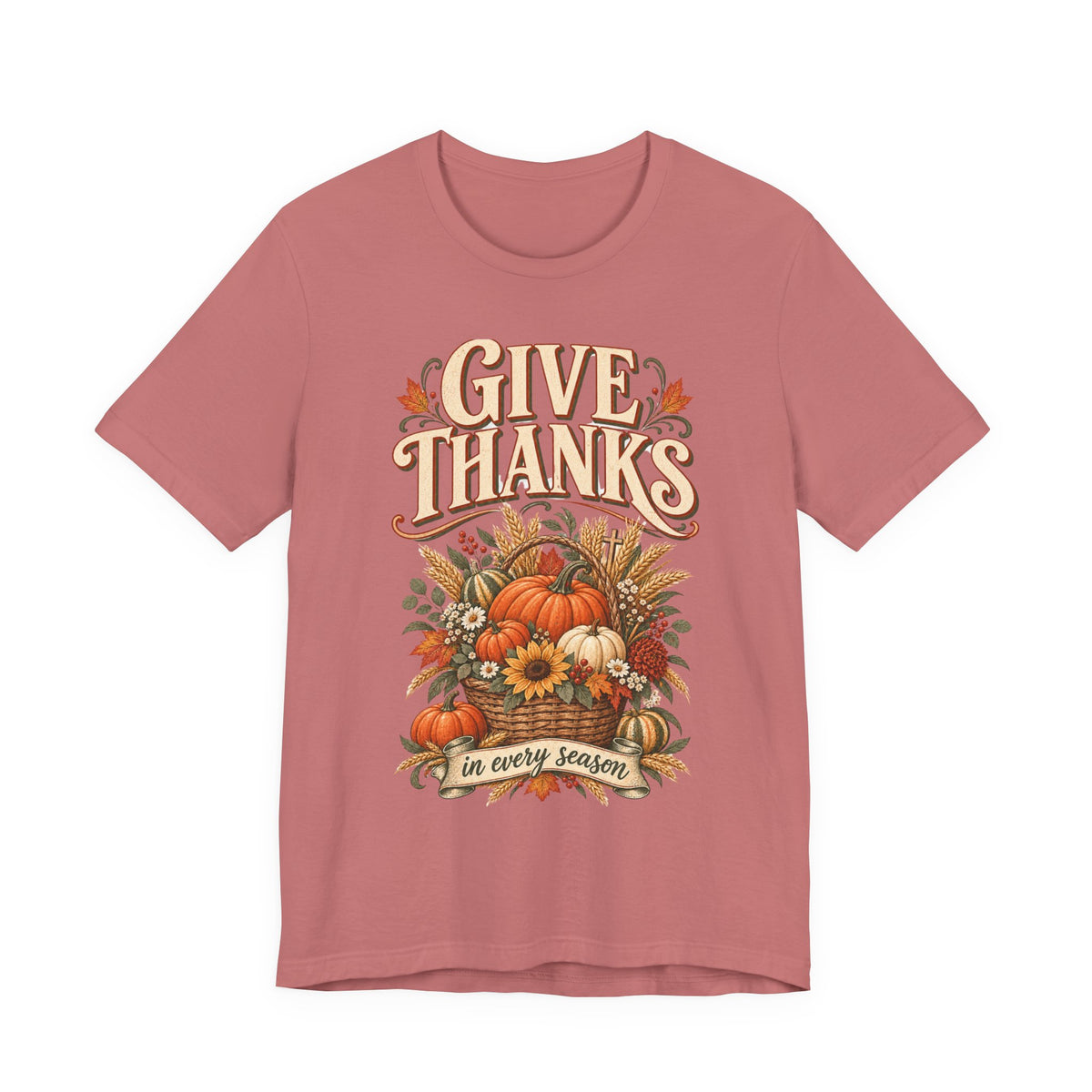 Give Thanks Pumpkin T Shirt