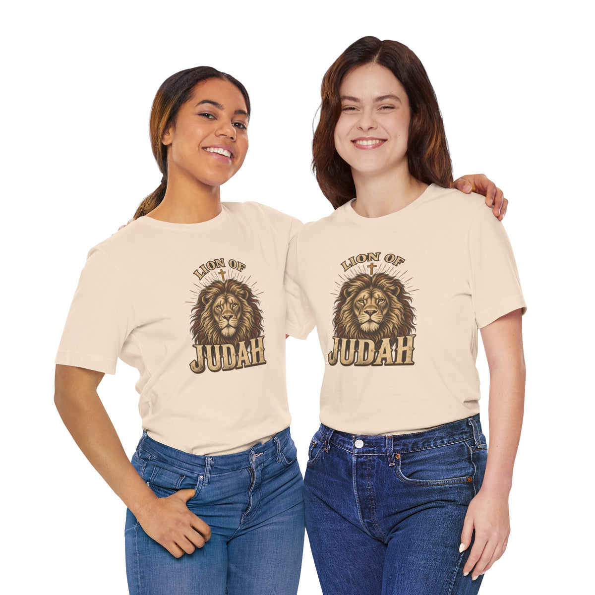 Lion of Judah T-Shirt — Christian Faith Tee with Majestic Lion Graphic