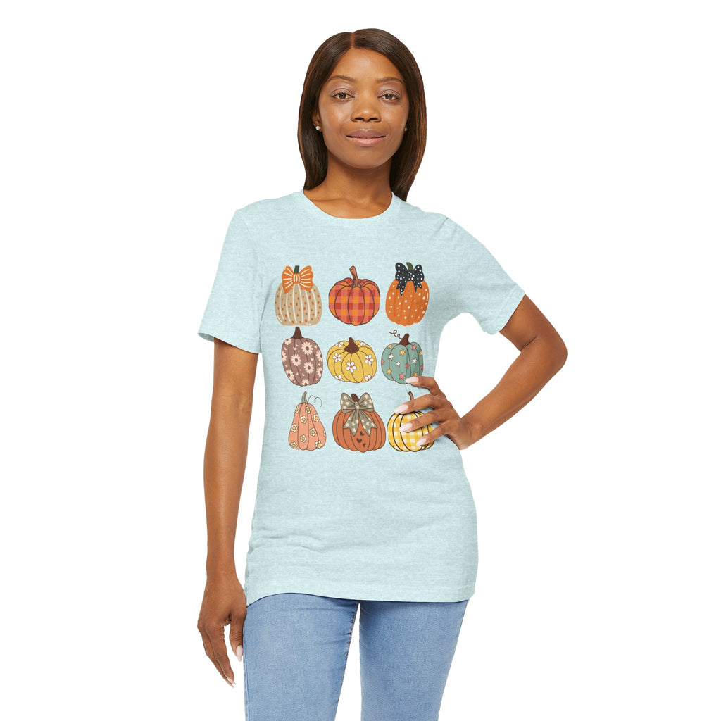 Cute Fall Pumpkins Graphic T-Shirt