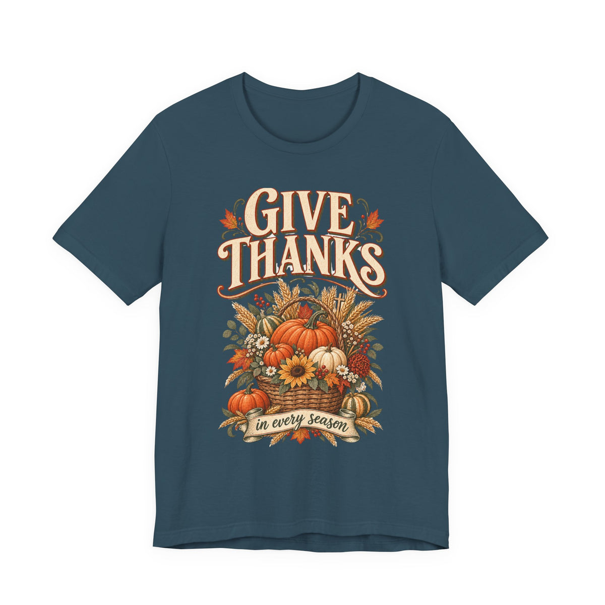 Give Thanks Pumpkin T Shirt