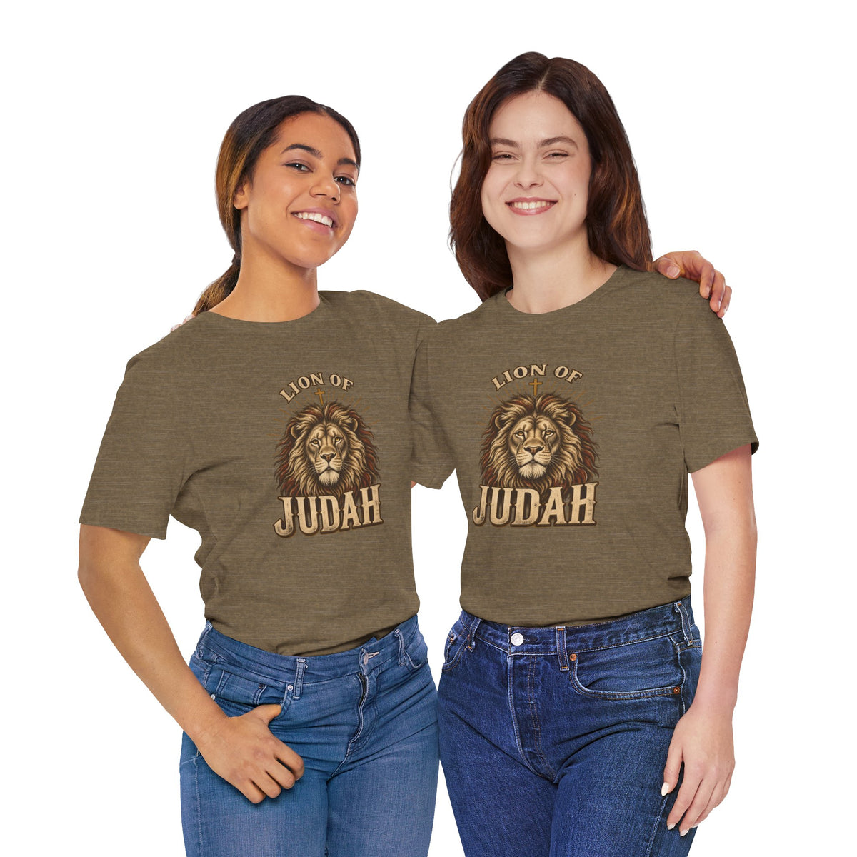 Lion of Judah T-Shirt — Christian Faith Tee with Majestic Lion Graphic