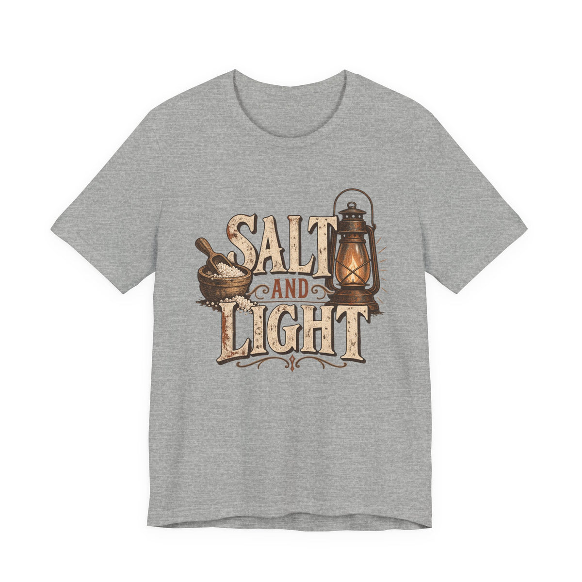 Salt and Light Tee — Vintage Lantern & Mortar Graphic T-Shirt