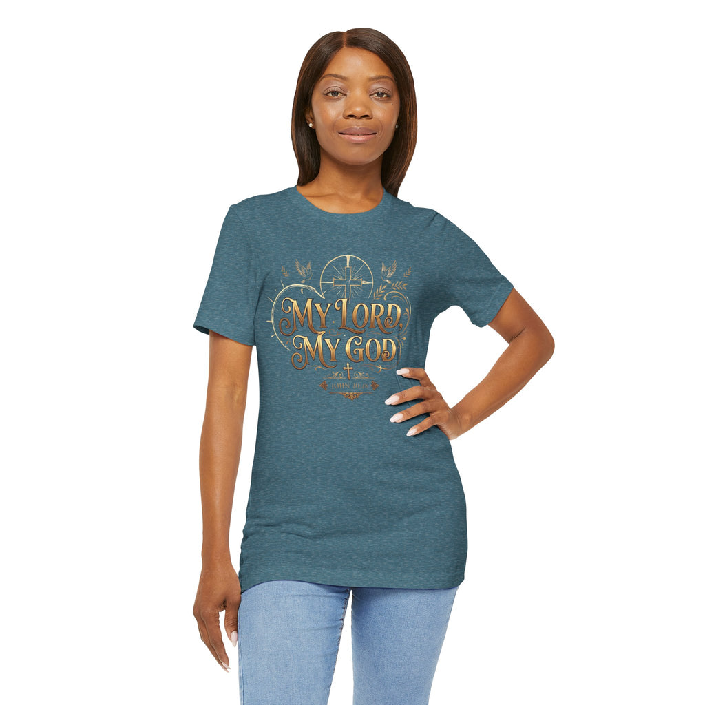 T‑Shirt — "My Lord, My God" Inspirational Christian Tee