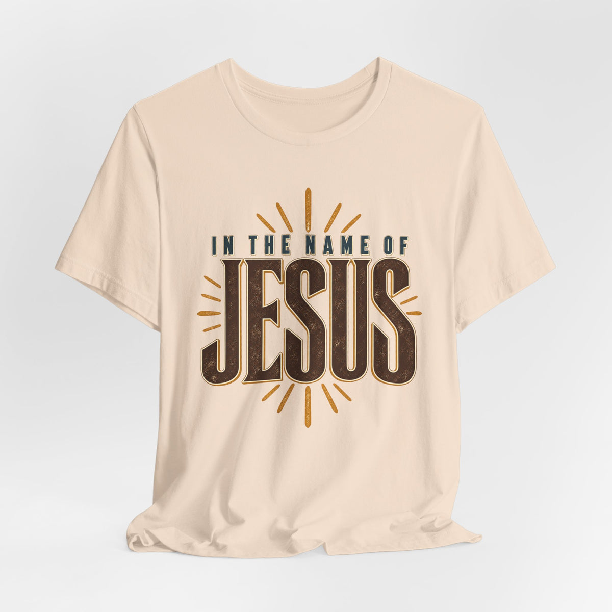 In The Name of Jesus T-Shirt — Inspirational Christian Faith Tee
