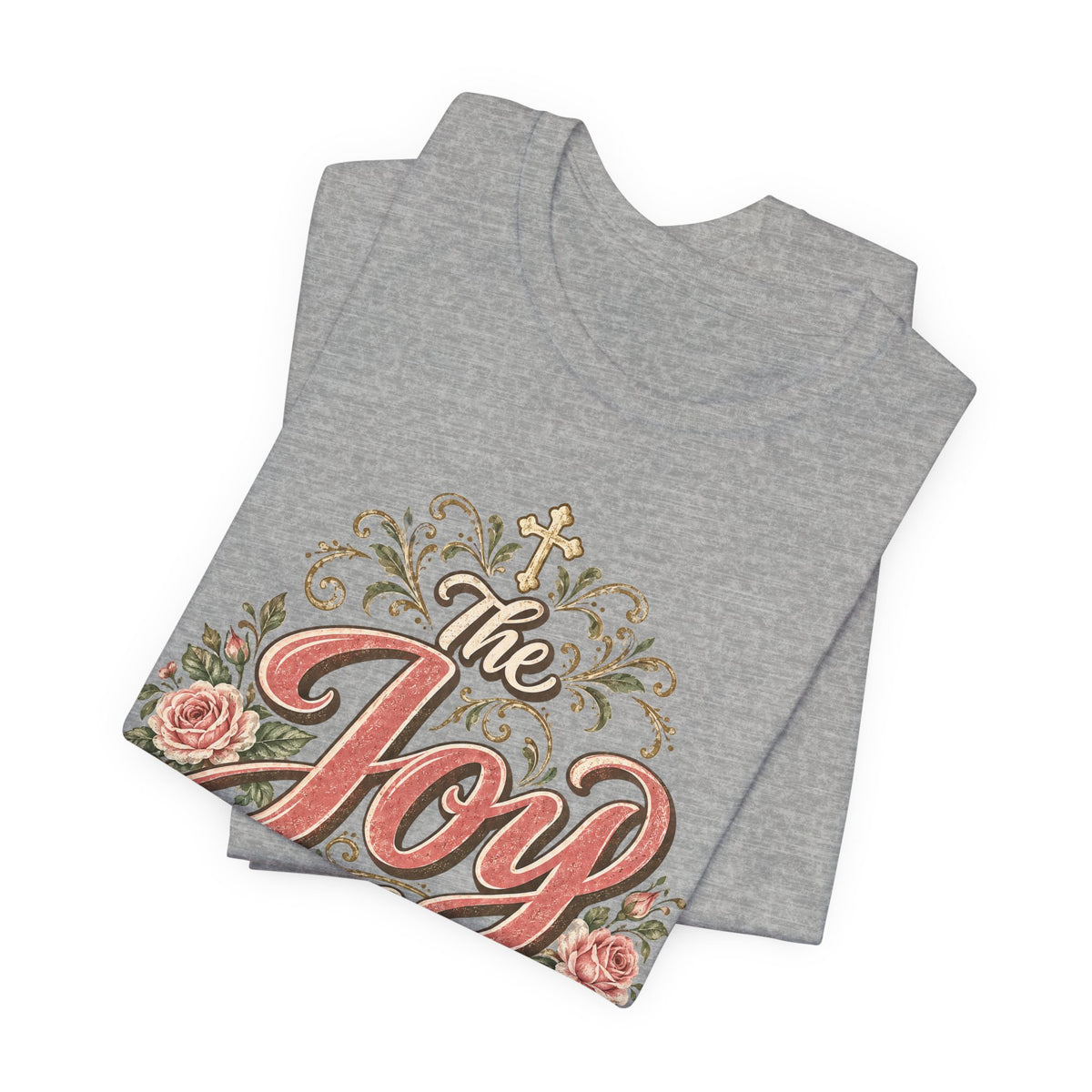 The Joy of the Lord Floral Christian Tee