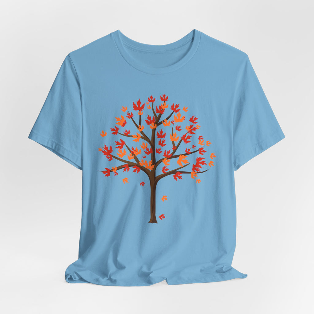 Autumn Leaves Tree T Shirt
