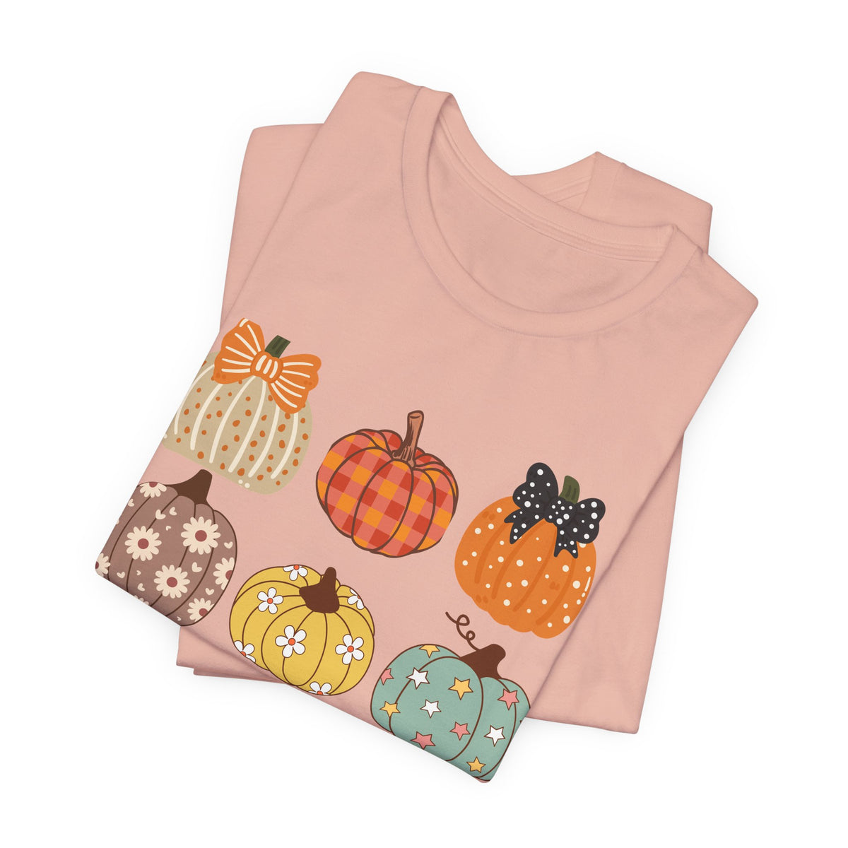 Cute Fall Pumpkins Graphic T-Shirt