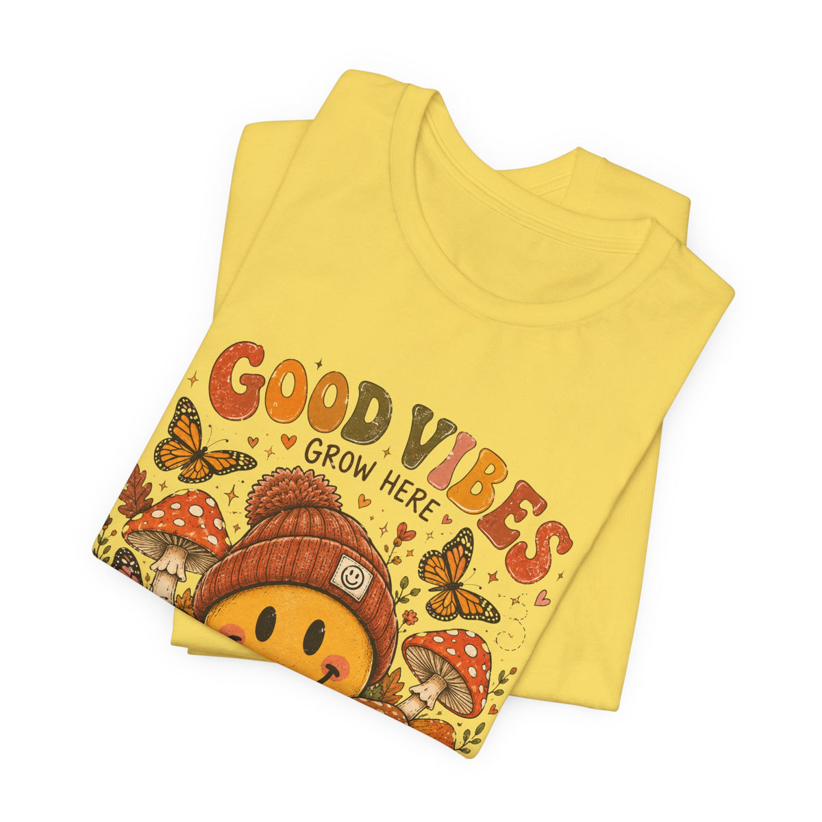 Good Vibes Grow Here Smiley Tee