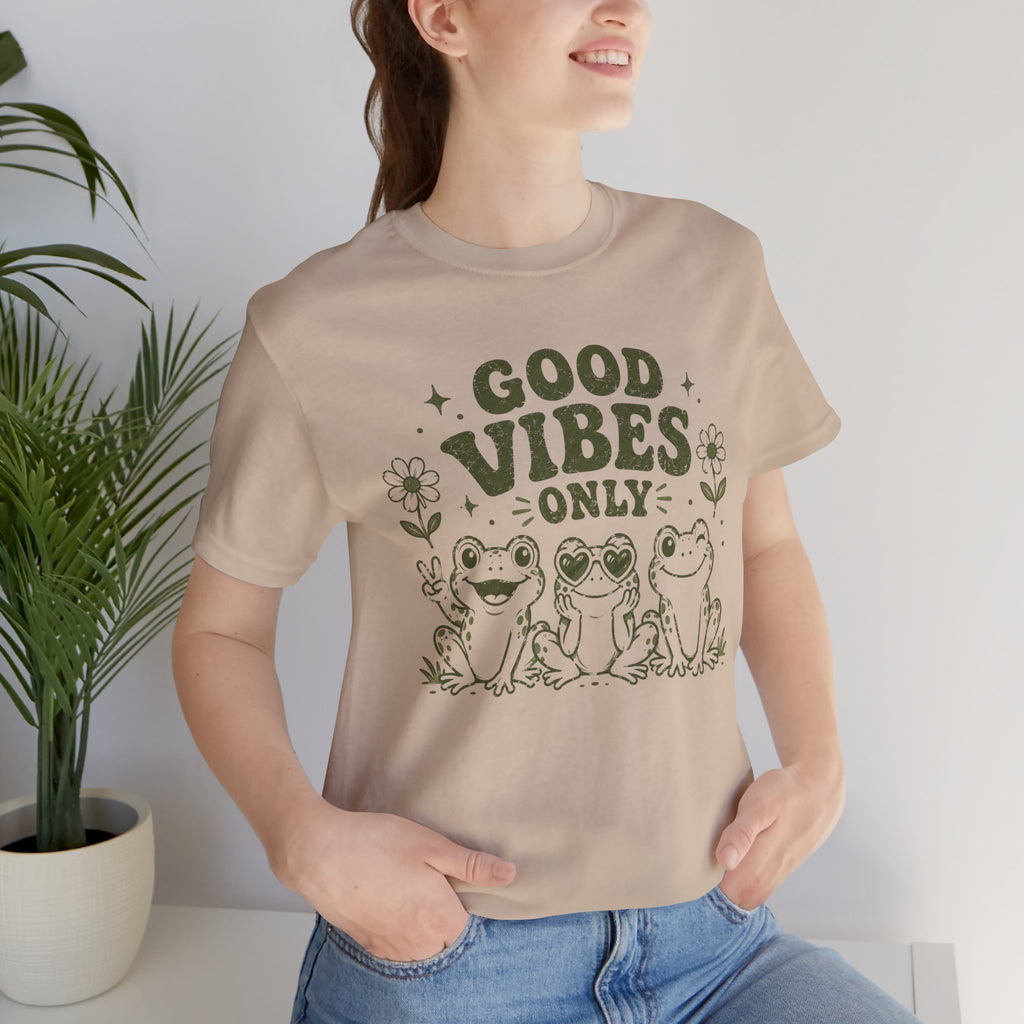 Good Vibes Only Frog T-Shirt