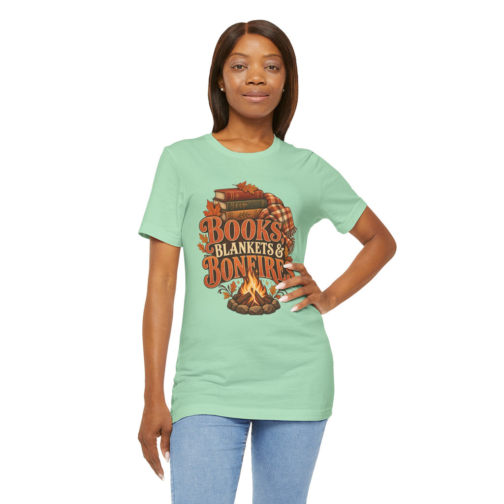 Books, Blankets & Bonfires T Shirt