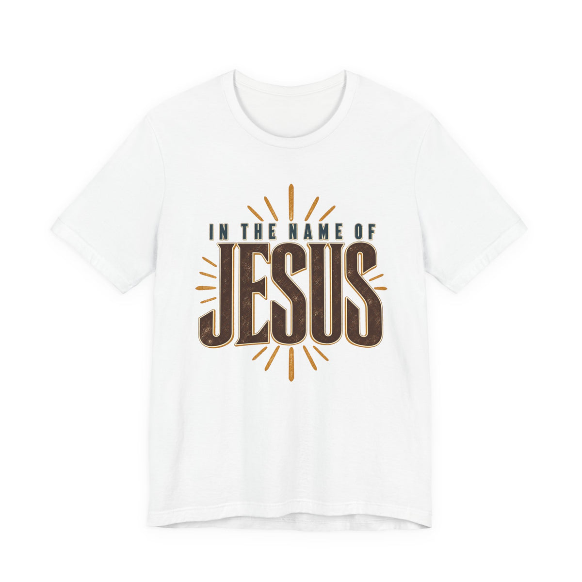 In The Name of Jesus T-Shirt — Inspirational Christian Faith Tee