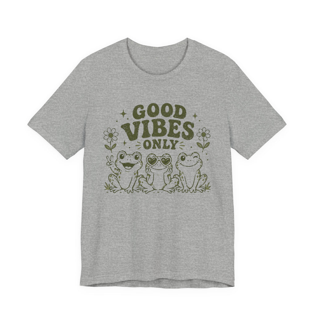 Good Vibes Only Frog T-Shirt