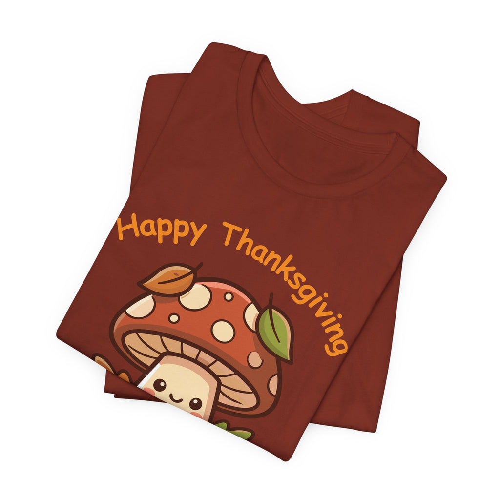 Happy Thanksgiving Cute Mushroom T-Shirt