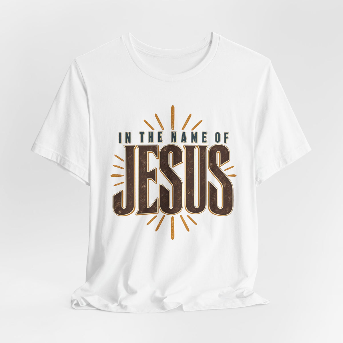 In The Name of Jesus T-Shirt — Inspirational Christian Faith Tee