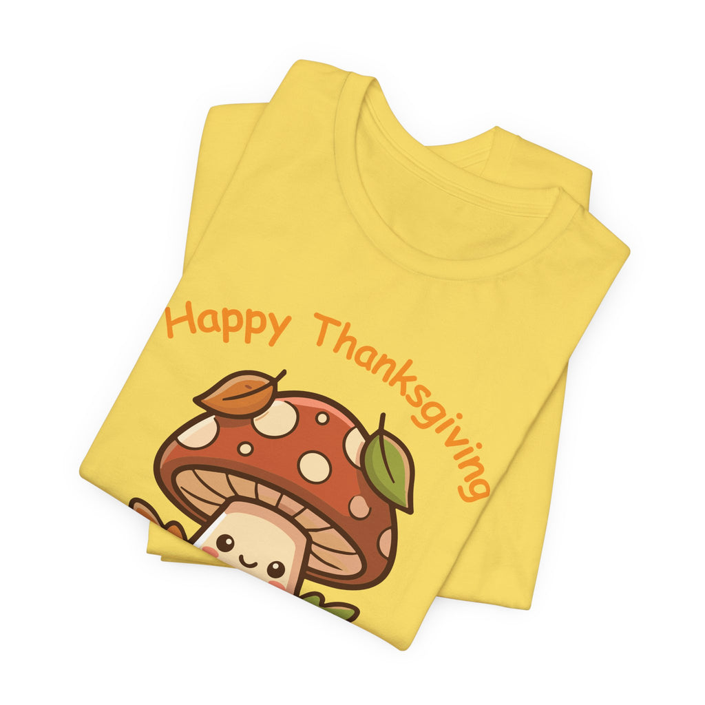 Happy Thanksgiving Cute Mushroom T-Shirt