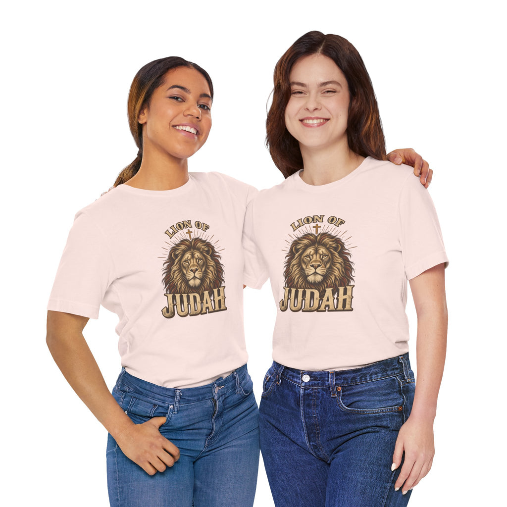 Lion of Judah T-Shirt — Christian Faith Tee with Majestic Lion Graphic