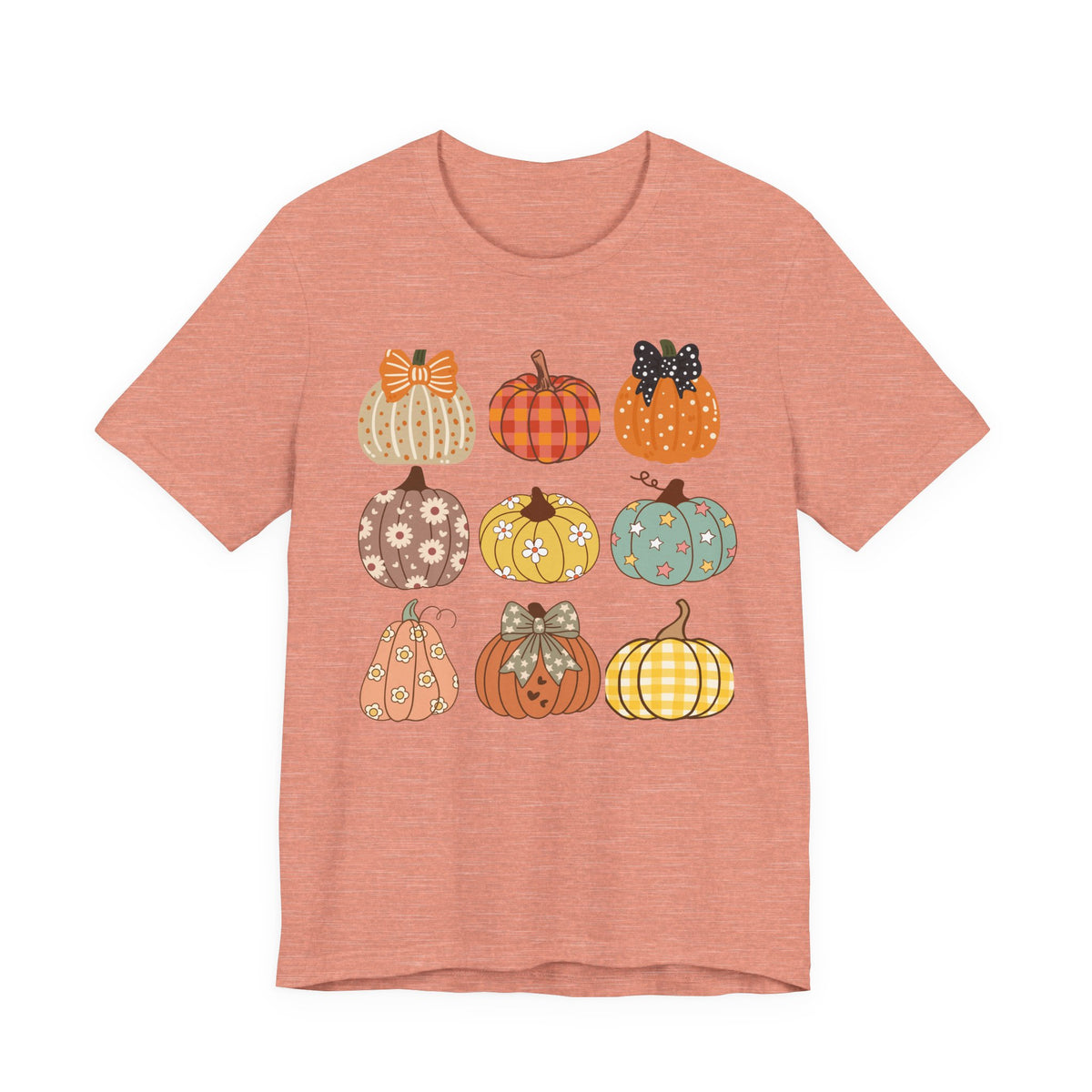 Fall Patchwork Pumpkins T-Shirt