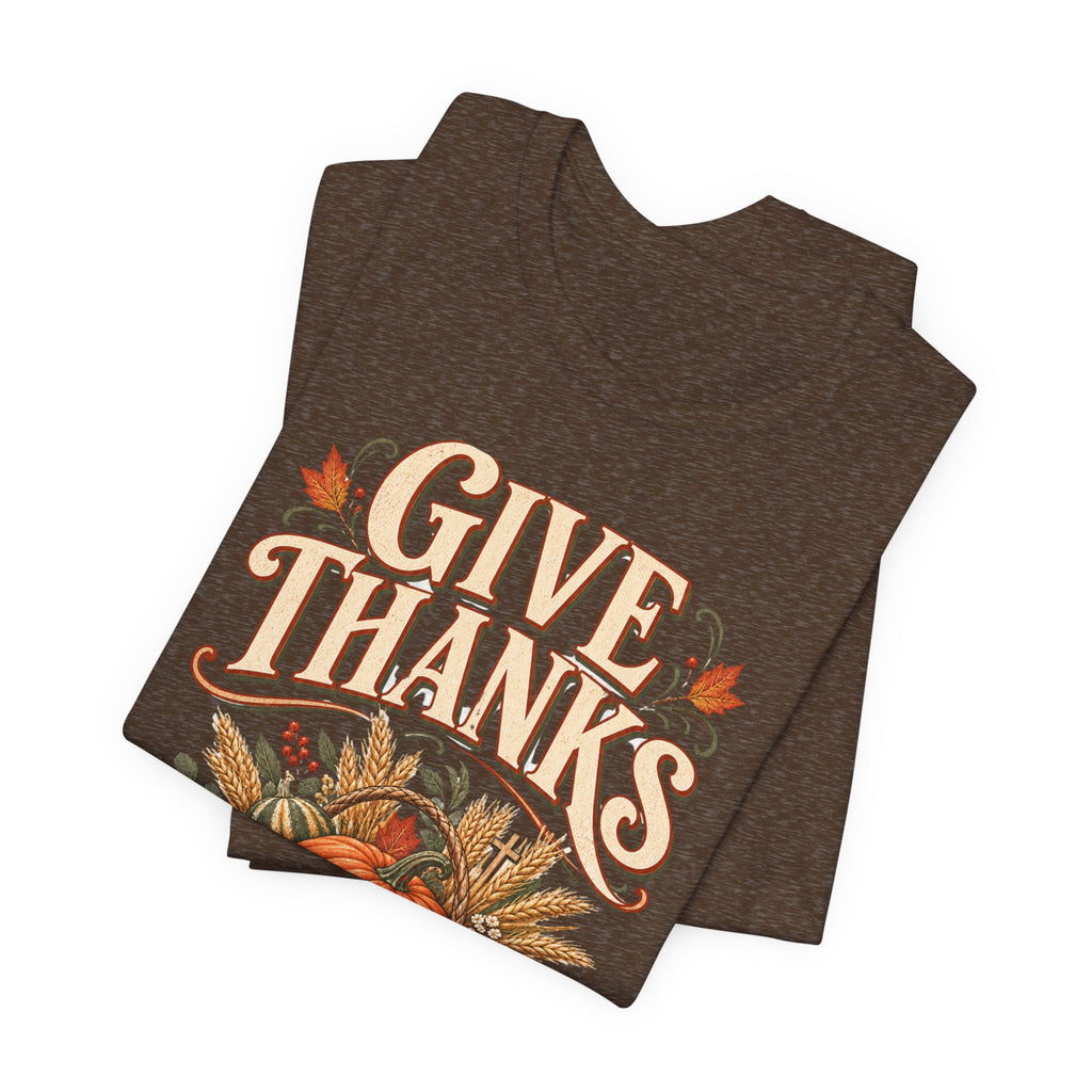 Give Thanks Pumpkin T Shirt