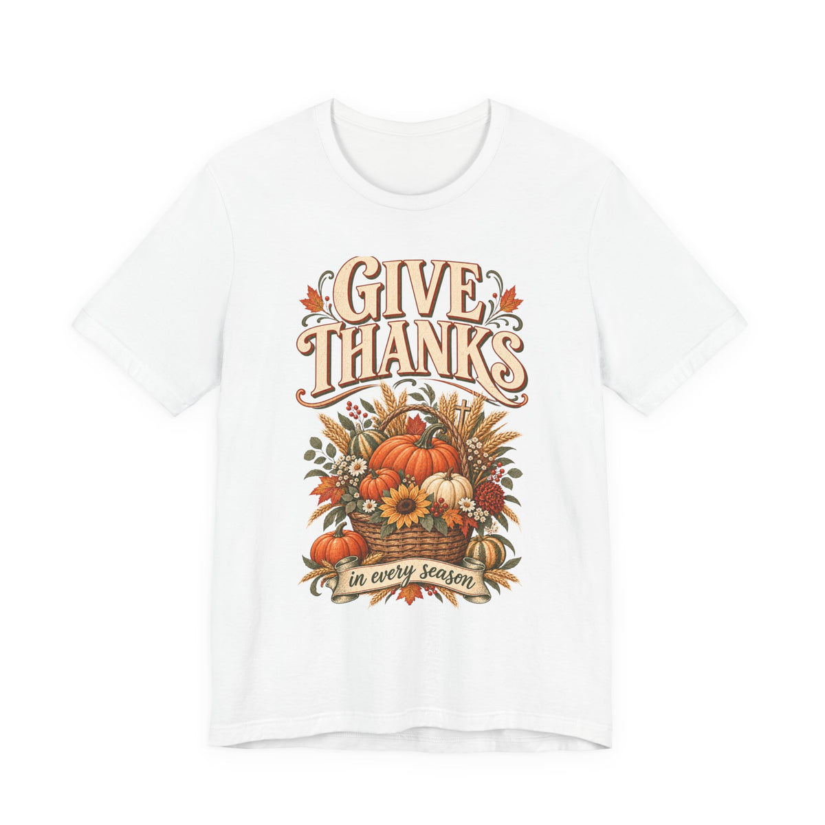 Give Thanks Pumpkin T Shirt