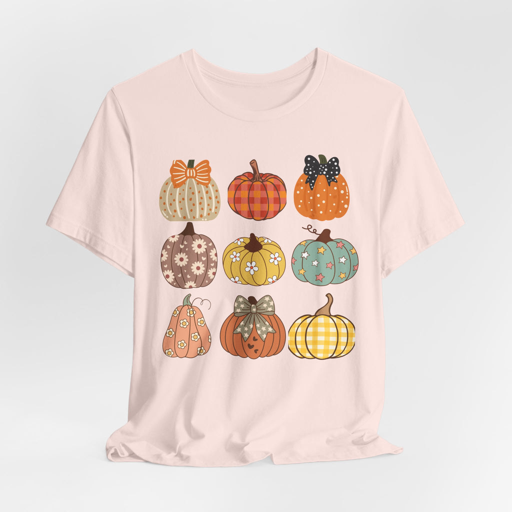 Fall Patchwork Pumpkins T-Shirt