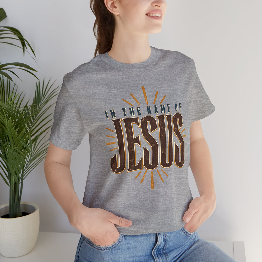In The Name Of Jesus T-Shirt — Christian Faith Graphic Tee