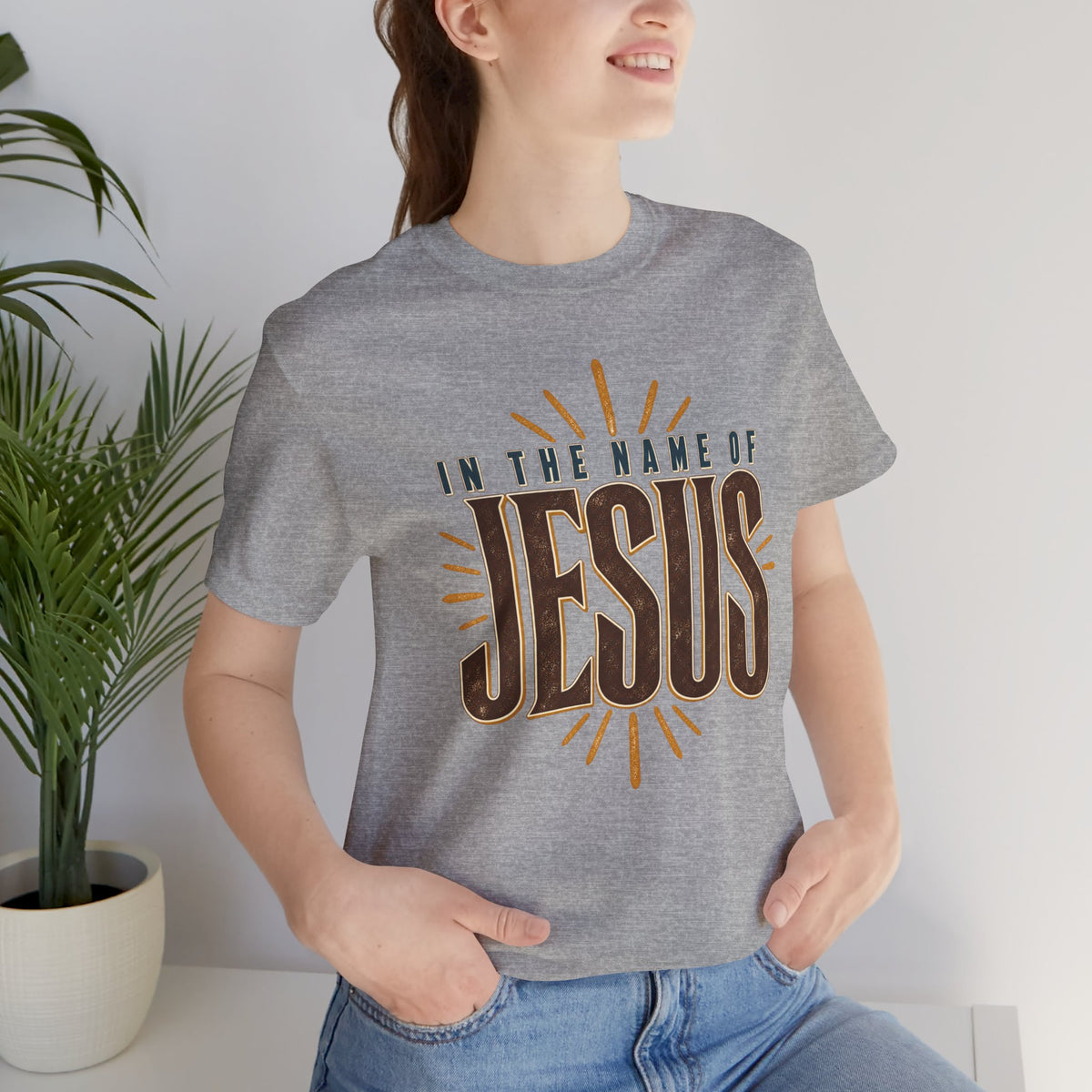 In The Name Of Jesus T-Shirt — Christian Faith Graphic Tee