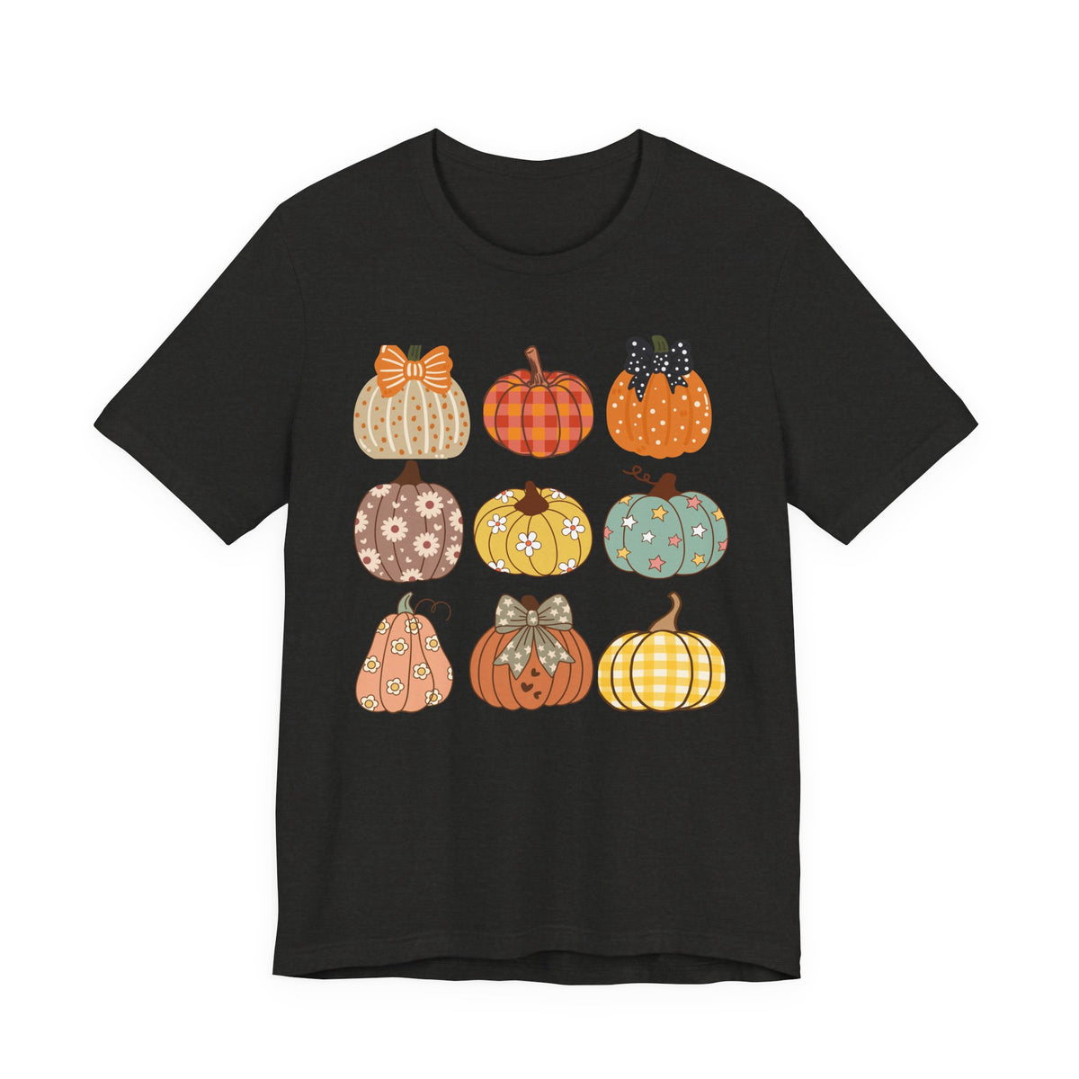 Fall Patchwork Pumpkins T-Shirt