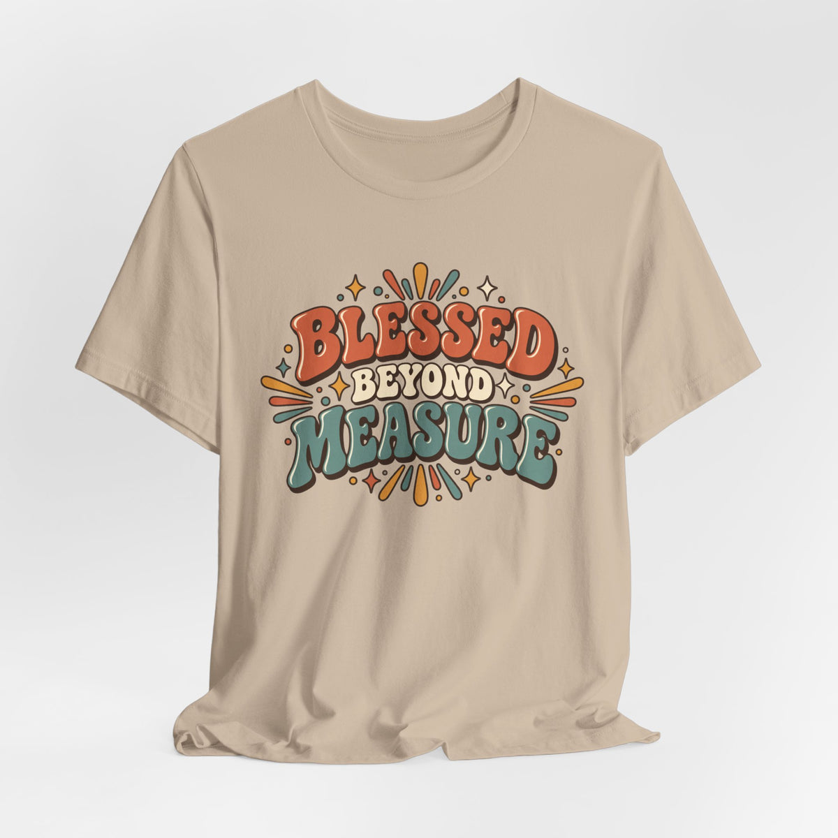 Blessed Beyond Measure  — Retro Faith Graphic T-Shirt