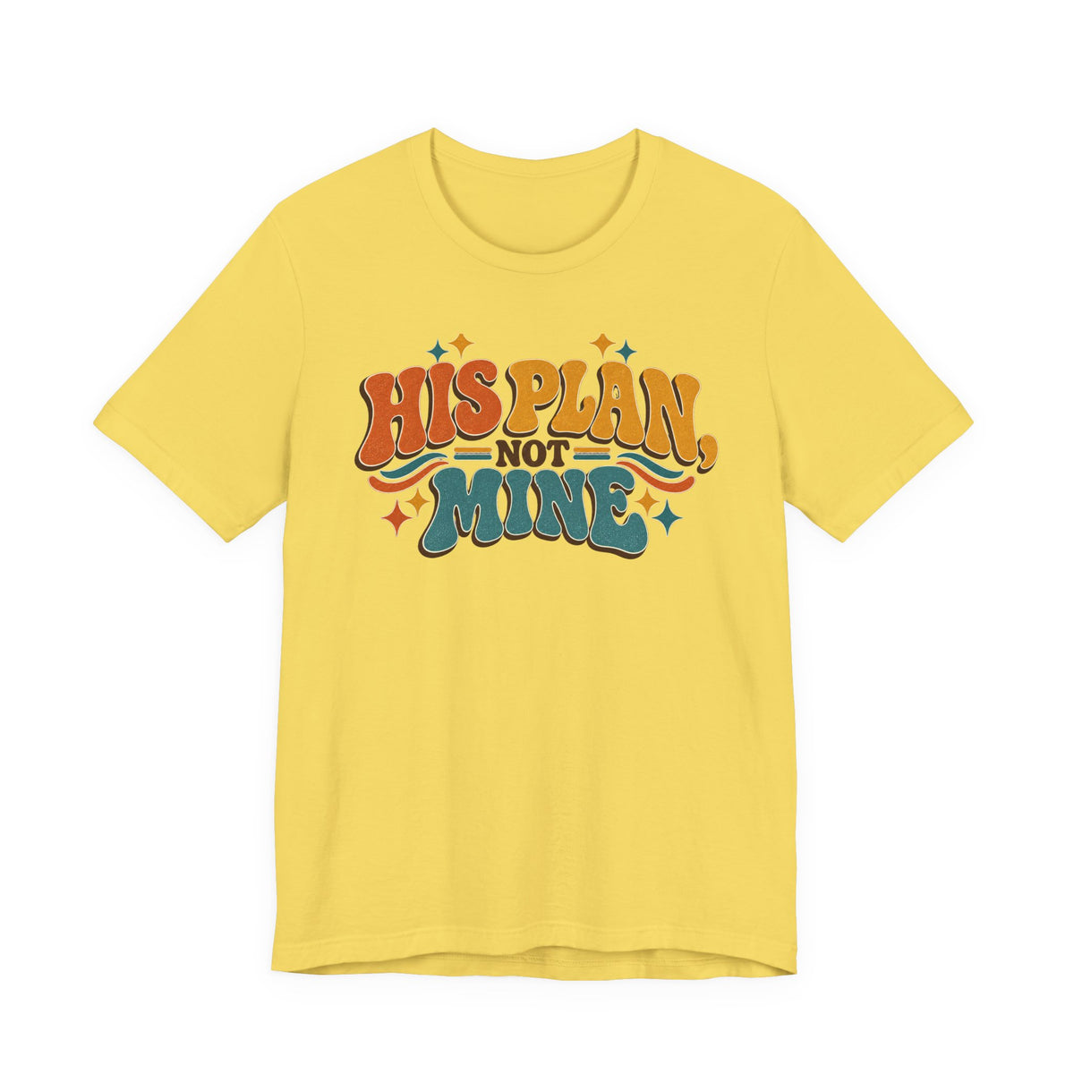 His Plan Not Mine Retro t shirt