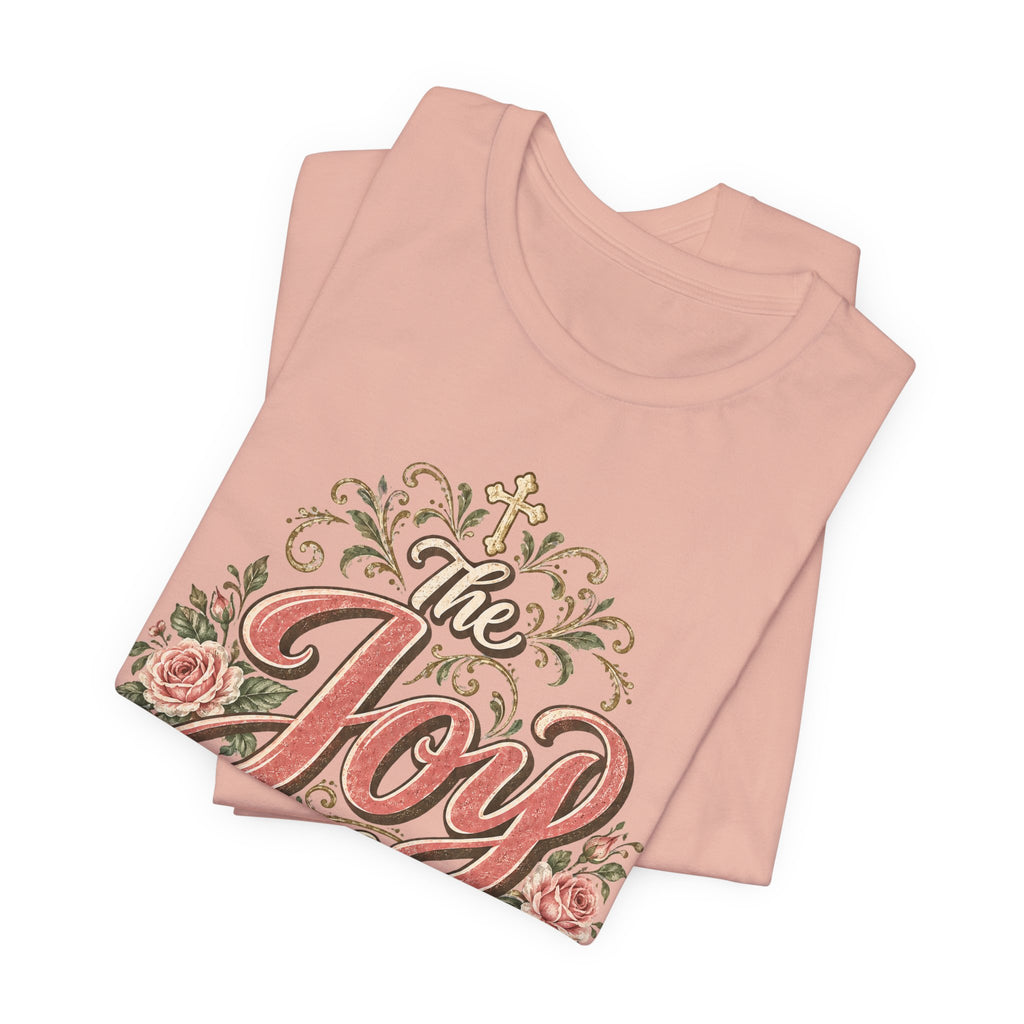 The Joy of the Lord Floral Christian Tee