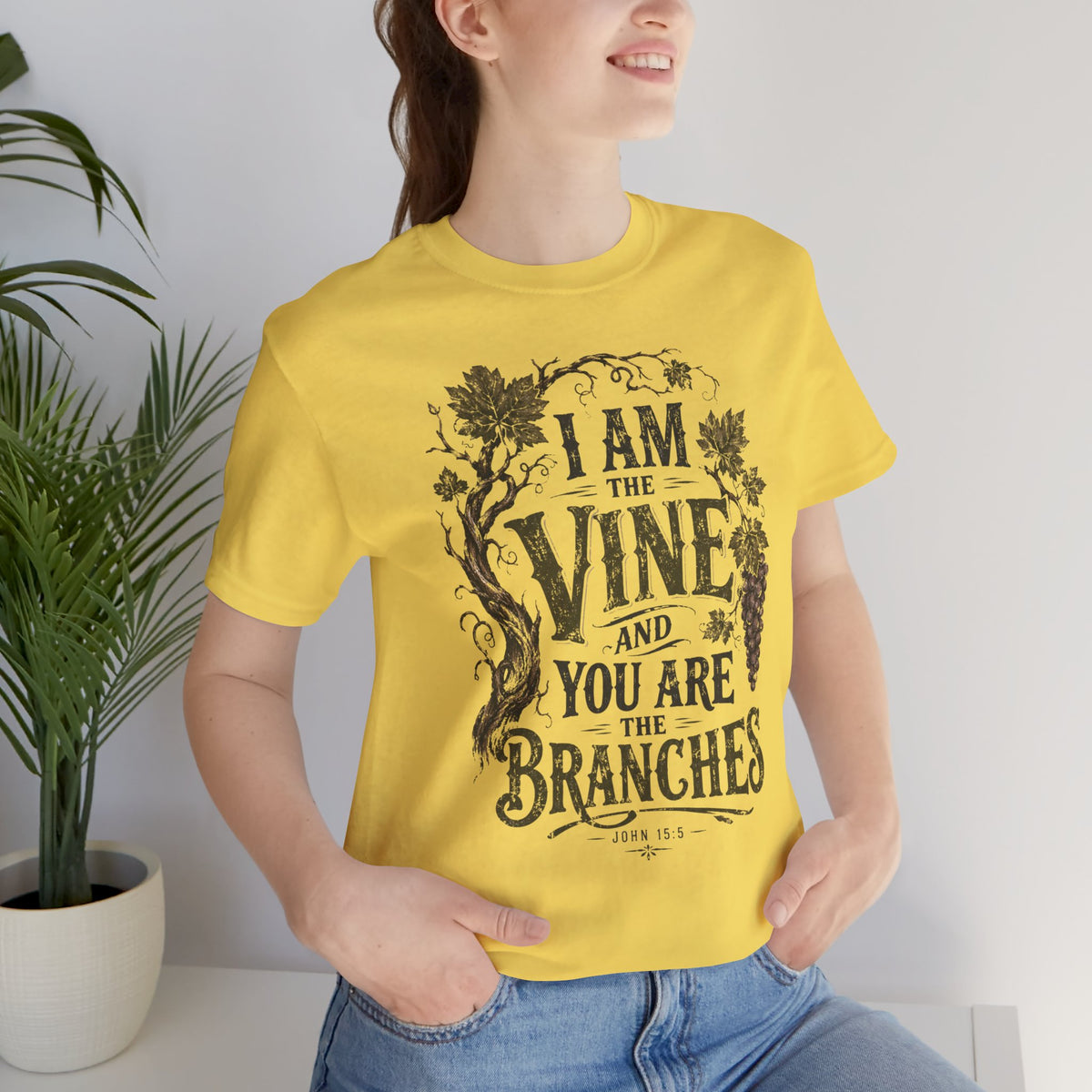 "I Am the Vine and You Are the Branches" Faith T-Shirt