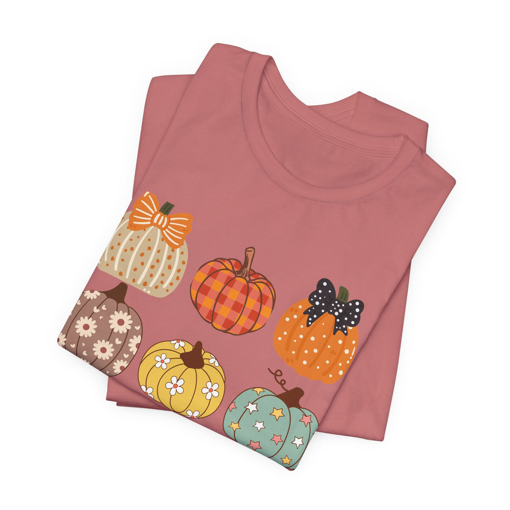 Cute Fall Pumpkins Graphic T-Shirt